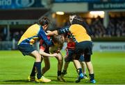 26 September 2014; Action from the Bank of Ireland's Half-Time Minis game between Clondalkin RFC and Tullamore RFC. Guinness PRO12, Round 4, Leinster v Cardiff Blues, RDS, Ballsbridge, Dublin. Picture credit: Ramsey Cardy / SPORTSFILE