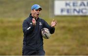 27 September 2014; Leinster head coach Noel McNamara. Under 18 Schools Interprovincial, Munster v Leinster. CBC, Cork. Picture credit: Diarmuid Greene / SPORTSFILE