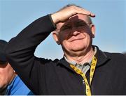 26 September 2014; Martin McGuinness, deputy First Minister of Northern Ireland watches Rory McIlroy, Team Europe, on the 8th fairway during the Morning Fourball Matches. The 2014 Ryder Cup, Day 1. Gleneagles, Scotland. Picture credit: Matt Browne / SPORTSFILE