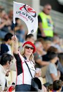 27 September 2014; An Ulster supporter. Guinness PRO12, Round 4, Zebre v Ulster. Stadio XXV Aprile, Parma, Italy. Picture credit: Roberto Bregani / SPORTSFILE