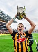 27 September 2014; Kilkenny captain Lester Ryan celebrates with the Liam MacCarthy cup after the game. GAA Hurling All Ireland Senior Championship Final Replay, Kilkenny v Tipperary. Croke Park, Dublin. Picture credit: Stephen McCarthy / SPORTSFILE