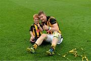 27 September 2014; Kilkenny's Richie Power celebrates with his son Rory after the game. GAA Hurling All Ireland Senior Championship Final Replay, Kilkenny v Tipperary. Croke Park, Dublin. Picture credit: Brendan Moran / SPORTSFILE