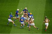 27 September 2014; Kilkenny players, left to right, Conor Fogarty, Michael Fennelly, and Eoin Larkin, in action against Tipperary players, left to right, Noel McGrath, Patrick Maher, Gearóid Ryan, Brendan Maher, James Woodlock, and Shane McGrath. GAA Hurling All Ireland Senior Championship Final Replay, Kilkenny v Tipperary. Croke Park, Dublin. Picture credit: Dáire Brennan / SPORTSFILE