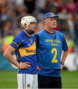 27 September 2014; Tipperary's Patrick Maher and coach Ken Hogan dejected after the game. GAA Hurling All Ireland Senior Championship Final Replay, Kilkenny v Tipperary. Croke Park, Dublin. Picture credit: Piaras Ó Mídheach / SPORTSFILE