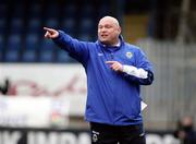24 February 2007; Linfield manager David Jeffrey issues instructions to his players. Irish League, Linfield v Donegal Celtic, Windsor Park, Belfast, Co Antrim. Picture Credit: Oliver McVeigh / SPORTSFILE