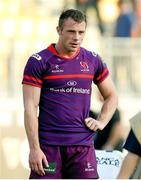 27 September 2014; Tommy Bowe, Ulster, is dejected at the end of the match. Guinness PRO12, Round 4, Zebre v Ulster. Stadio XXV Aprile, Parma, Italy. Picture credit: Roberto Bregani / SPORTSFILE