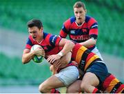 27 September 2014; Matthew Darcy, Clontarf, in action against Landsdowne. Ulster Bank League Division 1A, Lansdowne v Clontarf, Aviva Stadium Lansdowne Road, Dublin. Picture credit: Cody Glenn / SPORTSFILE