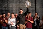 27 September 2014; Kilkenny captain Lester Ryan lifts the Liam MacCarthy Cup during the homecoming celebrations. All Ireland Hurling Champions return to Kilkenny. Kilkenny Picture credit: Pat Murphy / SPORTSFILE