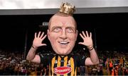 27 September 2014; Kilkenny supporter Conor Dwyer wearing a Henry Shefflin mask during the homecoming celebrations. All Ireland Hurling Champions return to Kilkenny. Kilkenny Picture credit: Pat Murphy / SPORTSFILE