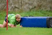 29 September 2014; Connacht's Fionn Carr during squad training ahead of their Guinness Pro 12, Round 5, match against Cardiff Blues on Friday. Connacht Rugby Squad Training, Rosemount, Sportsground, Galway. Picture credit: Barry Cregg / SPORTSFILE