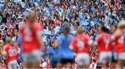 28 September 2014; Supporters during the All-Ireland Ladies Football Senior Championship Final between Cork and Dublin. TG4 All-Ireland Ladies Football Finals Day. Croke Park, Dublin. Picture credit: Ramsey Cardy / SPORTSFILE