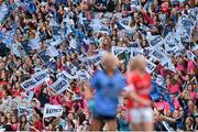 28 September 2014; Supporters during the All-Ireland Ladies Football Senior Championship Final between Cork and Dublin. TG4 All-Ireland Ladies Football Finals Day. Croke Park, Dublin. Picture credit: Ramsey Cardy / SPORTSFILE