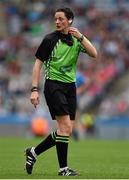 28 September 2014; Maggie Farrelly, Referee. TG4 All-Ireland Ladies Football Senior Championship Final, Cork v Dublin. Croke Park, Dublin. Picture credit: Brendan Moran / SPORTSFILE