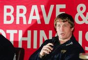 27 February 2007; Jerry Flannery at the Munster Rugby Supporters Club question and answer night at Dolan's Bar, Limerick . Picture credit: Kieran Clancy / SPORTSFILE