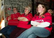 27 February 2007; Munster fans at the Munster Rugby Supporters Club question and answer night at Dolan's Bar, Limerick. Picture credit: Kieran Clancy / SPORTSFILE