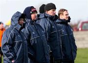 18 March 2007; Cork manager Gerald McCarthy along with selectors, Martin Bowen, Donal Collins and Cathal Casey, watch from the sideline. Down v Cork, Allianz National Hurling League, Division 1A, Round 3, Ballygalget, Co. Down. Picture credit: Oliver McVeigh / SPORTSFILE