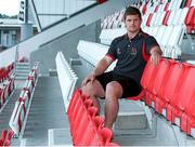 30 September 2014; Ulster's Ruaidhri Murphy during a press conference ahead of their Guinness PRO12 Round 5 match against Edinburgh on Friday. Ulster Rugby Press Conference, Kingspan Stadium, Ravenhill Park, Belfast. Picture credit: John Dickson / SPORTSFILE
