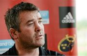 30 September 2014; Munster head coach Anthony Foley during a press conference ahead of their Guinness PRO12, Round 5, match against Leinster on Saturday. Munster Rugby Press Conference, University of Limerick, Limerick. Picture credit: Diarmuid Greene / SPORTSFILE