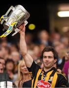 27 September 2014; Brian Kennedy, Kilkenny, lifts the Liam MacCarthy cup. GAA Hurling All Ireland Senior Championship Final Replay, Kilkenny v Tipperary. Croke Park, Dublin. Picture credit: Stephen McCarthy / SPORTSFILE
