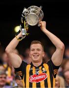 27 September 2014; Walter Walsh, Kilkenny, lifts the Liam MacCarthy cup. GAA Hurling All Ireland Senior Championship Final Replay, Kilkenny v Tipperary. Croke Park, Dublin. Picture credit: Stephen McCarthy / SPORTSFILE