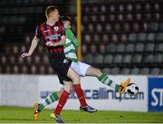 3 October 2014; Gary Shaw, Longford Town, scores his side's first goal. SSE Airtricity League, Premier Division, Longford Town v Shamrock Rovers. Calling Stadium, Longford. Picture credit: David Maher / SPORTSFILE