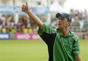 23 March 2007; Ireland's Paul Mooney salutes the fans after defeat to the West Indies. ICC Cricket World Cup, Group D, Ireland v West Indies, Sabina Park, Kingston, Jamaica. Picture credit: Pat Murphy / SPORTSFILE