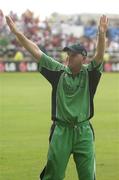 23 March 2007; Ireland's Peter Gillespie salutes the fans after defeat to the West Indies. ICC Cricket World Cup, Group D, Ireland v West Indies, Sabina Park, Kingston, Jamaica. Picture credit: Pat Murphy / SPORTSFILE