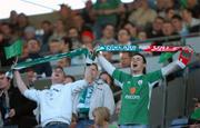 24 March 2007; Republic of Ireland fans at the match. 2008 European Championship Qualifier, Republic of Ireland v Wales, Croke Park, Dublin. Picture credit: Brian Lawless / SPORTSFILE