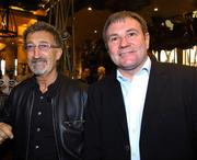 23 March 2007; Former Republic of Ireland International Ray Houghton, with Eddie Jordan, attends an International dinner hosted by the Football Association of Ireland. Burlington Hotel, Dublin. Picture credit: David Maher / SPORTSFILE