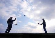 25 March 2007; Kilkenny fans play on the hill before the game. Allianz National Hurling League, Division 1B, Round 4, Antrim v Kilkenny, Ballycastle, Co. Antrim. Picture credit: Russell Pritchard / SPORTSFILE