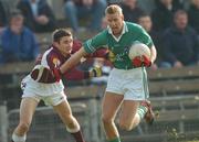 25 March 2007; Dennis Glennon, Westmeath, in action against Alan Burke, Galway. Allianz National Football League, Division 1B, Round 5, Westmeath v Galway, Cusack Park, Mullingar. Photo by Sportsfile