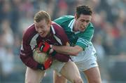 25 March 2007; Michael Comer, Galway, in action against Fergal Wilson, Westmeath. Allianz National Football League, Division 1B, Round 5, Westmeath v Galway, Cusack Park, Mullingar. Photo by Sportsfile