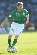 24 March 2007; Damien Duff, Republic of Ireland. 2008 European Championship Qualifier, Republic of Ireland v Wales, Croke Park, Dublin. Picture credit: Brian Lawless / SPORTSFILE