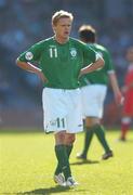 24 March 2007; Damien Duff, Republic of Ireland. 2008 European Championship Qualifier, Republic of Ireland v Wales, Croke Park, Dublin. Picture credit: Brian Lawless / SPORTSFILE
