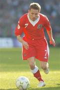 24 March 2007; Craig Bellamy, Wales. 2008 European Championship Qualifier, Republic of Ireland v Wales, Croke Park, Dublin. Picture credit: Brian Lawless / SPORTSFILE