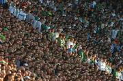 24 March 2007; Republic of Ireland fans watch on during the match. 2008 European Championship Qualifier, Republic of Ireland v Wales, Croke Park, Dublin. Picture credit: Brian Lawless / SPORTSFILE