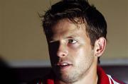 28 March 2007; England's Ed Joyce speaking during a press conference before team training. Le Meridien Pegasus Hotel, Georgetown, Guyana. Picture credit: Pat Murphy / SPORTSFILE