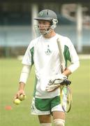 28 March 2007; Ireland's Andrew White in action during team training. The Bourda Grounds, Georgetown, Guyana. Picture credit: Pat Murphy / SPORTSFILE