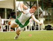 28 March 2007; Ireland's Kevin O'Brien in action during team Training. The Boure Ground, Georgetown, Guyana. Picture credit: Pat Murphy / SPORTSFILE