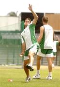 28 March 2007; Ireland's David Langford-Smith in action during team Training. The Bourda Grounds, Georgetown, Guyana. Picture credit: Pat Murphy / SPORTSFILE
