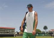 28 March 2007; Ireland's Trent Johnston makes his way to the team bus after team training. The Bourda Grounds, Georgetown, Guyana. Picture credit: Pat Murphy / SPORTSFILE
