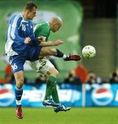 28 March 2007; Lee Carsley, Republic of Ireland, in action against Martin Jakubko, Slovakia. 2008 European Championship Qualifier, Republic of Ireland v Slovakia, Croke Park, Dublin. Picture credit: Matt Browne / SPORTSFILE