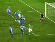 28 March 2007; Kevin Doyle scores a goal for the Republic of Ireland. 2008 European Championship Qualifier, Republic of Ireland v Slovakia, Croke Park, Dublin. Picture credit: Ray McManus / SPORTSFILE