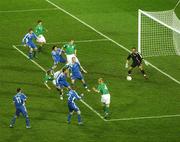 28 March 2007; Kevin Doyle scores a goal for the Republic of Ireland. 2008 European Championship Qualifier, Republic of Ireland v Slovakia, Croke Park, Dublin. Picture credit: Ray McManus / SPORTSFILE