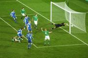 28 March 2007; Kevin Doyle scores a goal for the Republic of Ireland. 2008 European Championship Qualifier, Republic of Ireland v Slovakia, Croke Park, Dublin. Picture credit: Ray McManus / SPORTSFILE