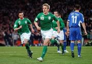 28 March 2007; Kevin Doyle, Republic of Ireland, after scoring his side's first goal. 2008 European Championship Qualifier, Republic of Ireland v Slovakia, Croke Park, Dublin. Picture credit: Brian Lawless / SPORTSFILE