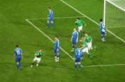 28 March 2007; Kevin Doyle, 10, celebrates a goal for the Republic of Ireland. 2008 European Championship Qualifier, Republic of Ireland v Slovakia, Croke Park, Dublin. Picture credit: Ray McManus / SPORTSFILE