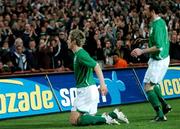 28 March 2007; Republic of Ireland's Kevin Doyle, with team-mate Stephen Ireland after scoring his side's first goal. 2008 European Championship Qualifier, Republic of Ireland v Slovakia, Croke Park, Dublin. Picture credit: Brian Lawless / SPORTSFILE