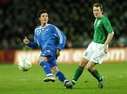 28 March 2007; Aiden McGeady, Republic of Ireland, in action against Martin Jakubko, Slovakia. 2008 European Championship Qualifier, Republic of Ireland v Slovakia, Croke Park, Dublin. Picture credit: Matt Browne / SPORTSFILE