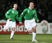 28 March 2007; David Healy, Northern Ireland, celebrates after scoring the first goal. 2008 European Championship Qualifier, Northern Ireland v Sweden, Windsor Park, Belfast, Co. Antrim. Picture credit: Oliver McVeigh / SPORTSFILE